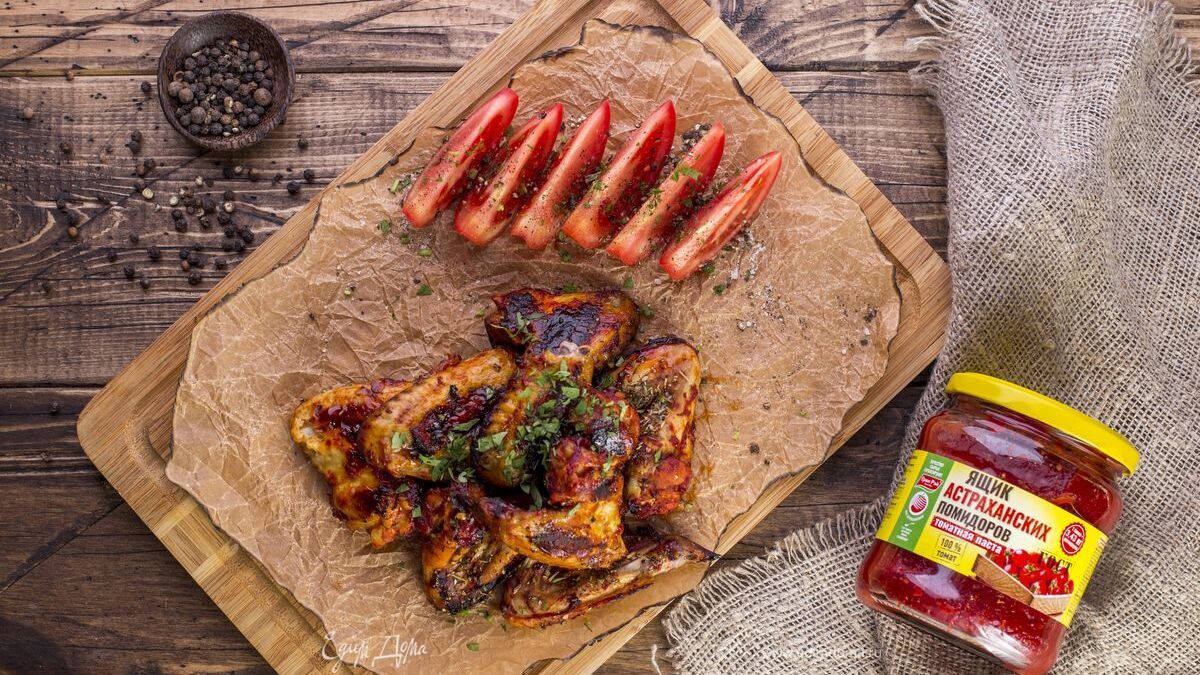 Пикантные куриные крылышки