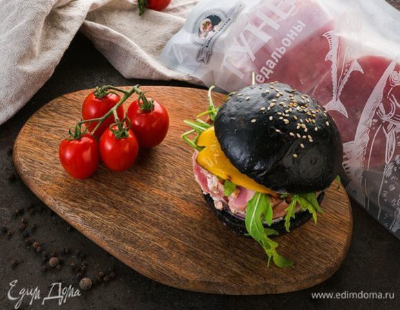 Бургер с тунцом Бургер с тунцом