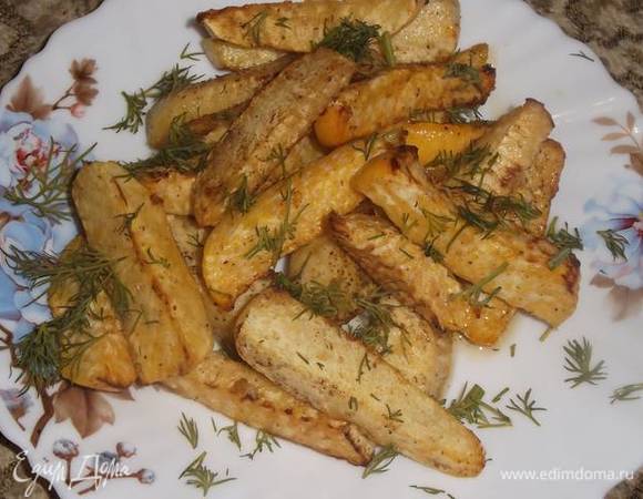 Жареная репа на гарнир Жареная репа на гарнир