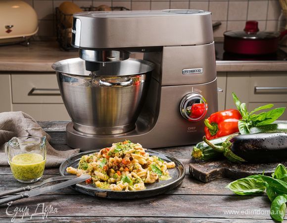 Фузилли с овощами под соусом айоли Фузилли с овощами под соусом айоли