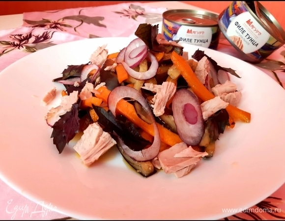 Летний салат с тунцом Летний салат с тунцом