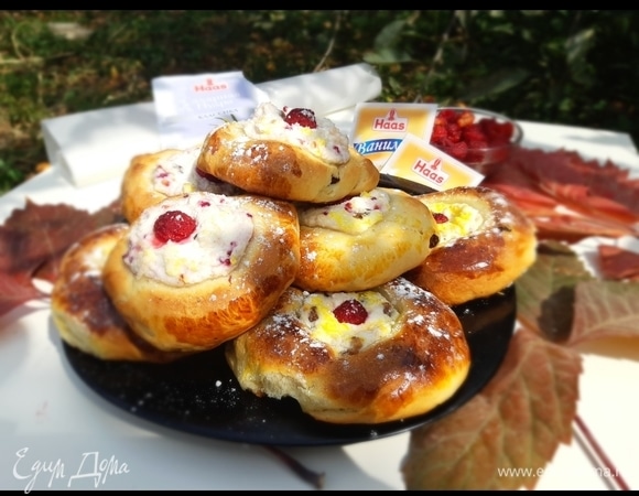 Ванильно-ягодные ватрушки Ванильно-ягодные ватрушки