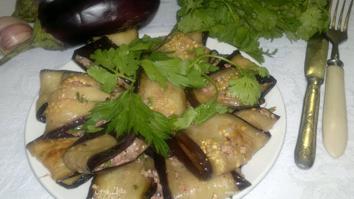 Закусочные баклажаны по-абхазски