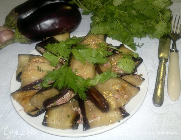 Закусочные баклажаны по-абхазски