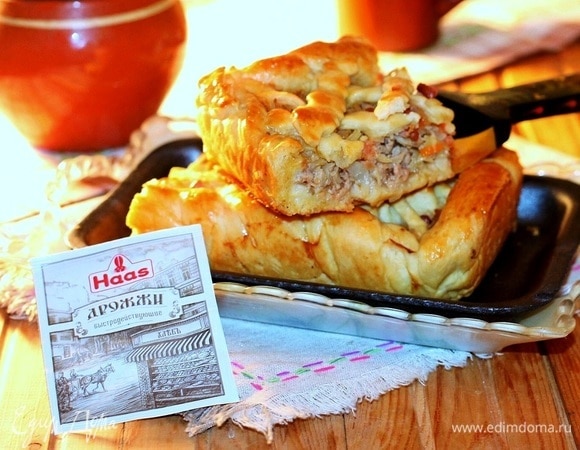 Пирог домашний с начинкой Пирог домашний с начинкой