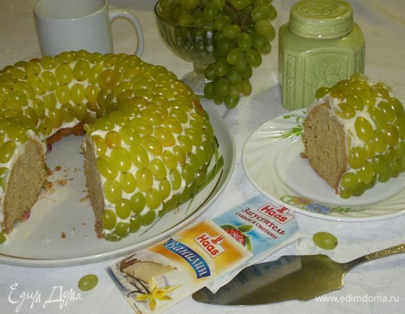 Кекс с виноградом