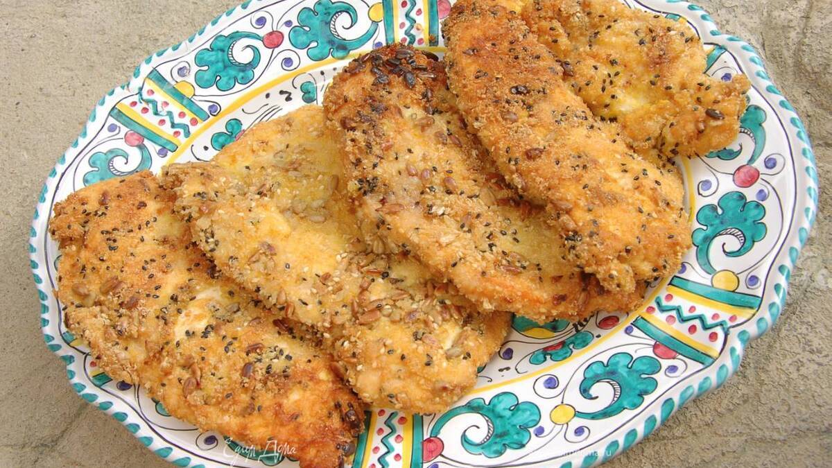 Куриные шницели в панировке панко — сочное мясо в хрустящей корочке