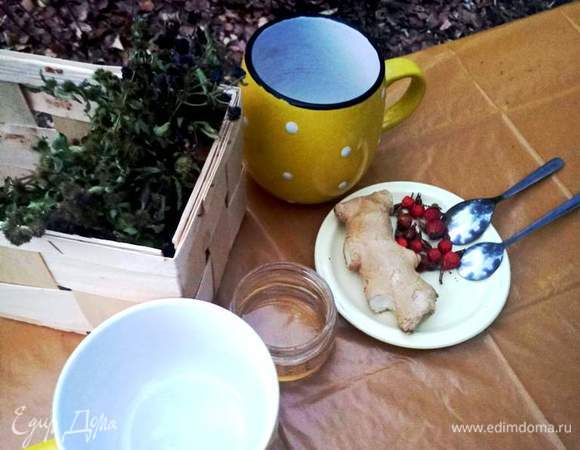 Травяной чай с медом Травяной чай с медом