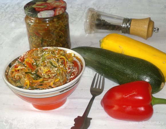 Цукини по-корейски Цукини по-корейски