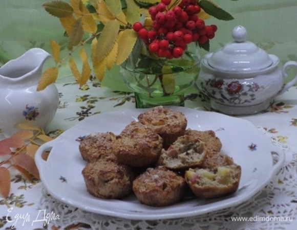 Кексы из овсяных отрубей с яблоками Кексы из овсяных отрубей с яблоками