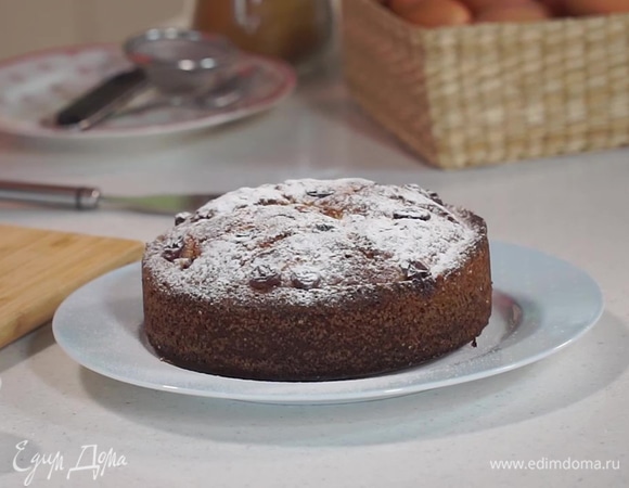 Коврижка с виноградом