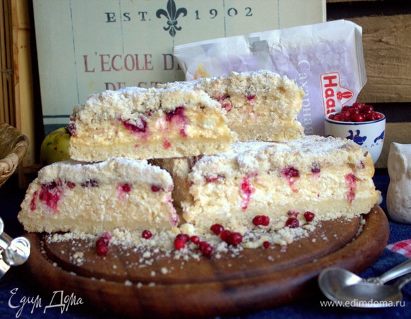 Творожный пирог из крошки Творожный пирог из крошки