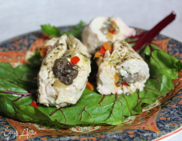 Фаршированные куриные грудки