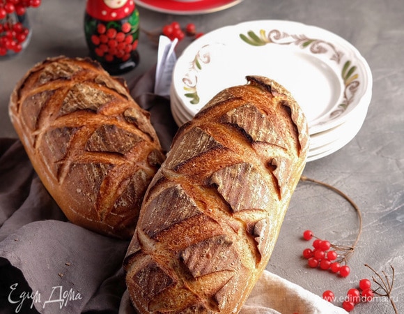 Пшеничные батоны на закваске