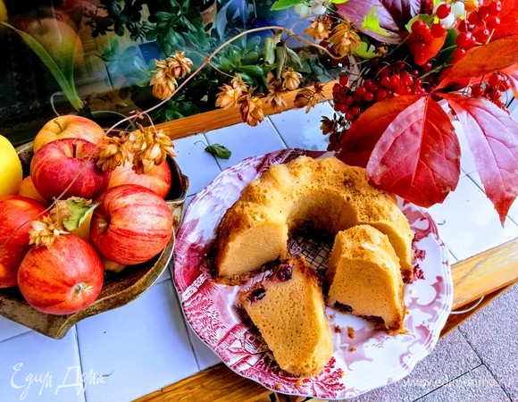 Кекс-флан с ягодами Кекс-флан с ягодами