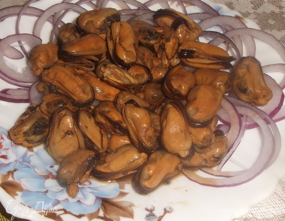 Маринованные мидии Маринованные мидии