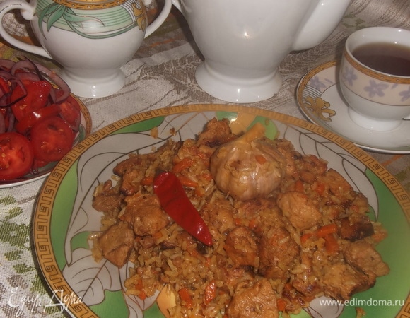 Ферганский плов со свининой Ферганский плов со свининой