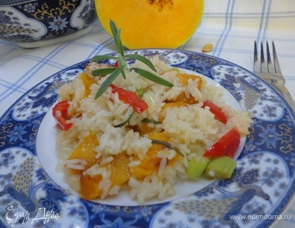 Ризотто с тыквой и овощами Ризотто с тыквой и овощами