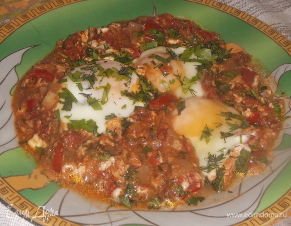 Чирбули (грузинская яичница) 