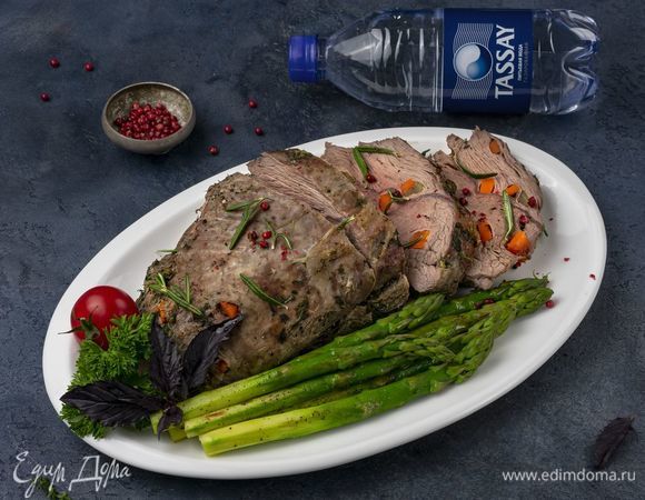 Маринованная телятина со спаржей Маринованная телятина со спаржей
