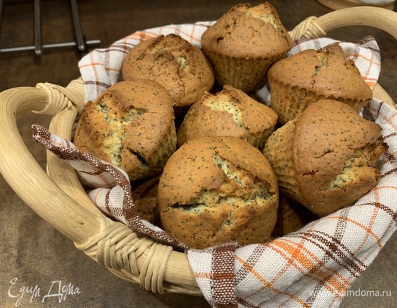 Лимонно-маковые кексы Лимонно-маковые кексы