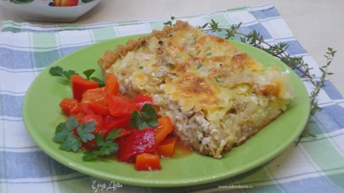 Капустный пирог с мясом