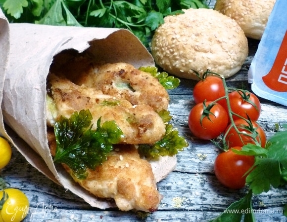 Куриные косички с беконом