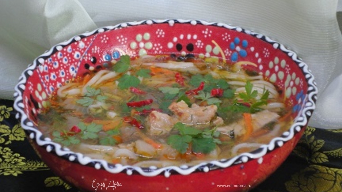 Дунганский суп «Кесме»