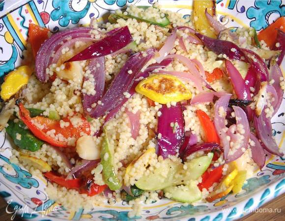 Кускус с запеченными овощами Кускус с запеченными овощами
