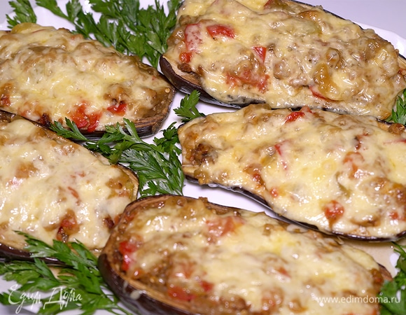 Фаршированные баклажаны в духовке Фаршированные баклажаны в духовке