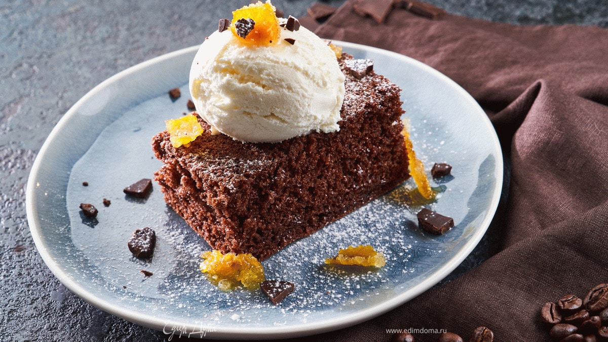 Шоколадно-кофейный пирог