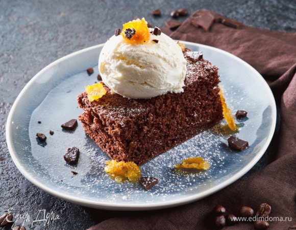 Шоколадно-кофейный пирог