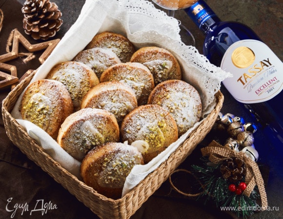 Лимонно-фисташковое печенье