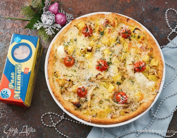 Открытый рыбный пирог Открытый рыбный пирог