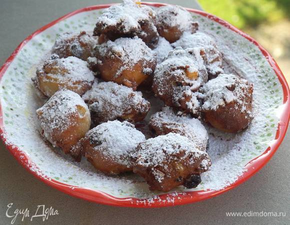 Венецианские пончики, жаренные в арахисовом масле Венецианские пончики, жаренные в арахисовом масле