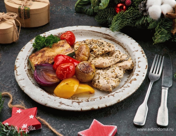 Сочная куриная грудка с итальянскими травами Сочная куриная грудка с итальянскими травами