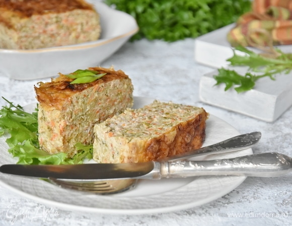 Запеканка с кабачком и морковью