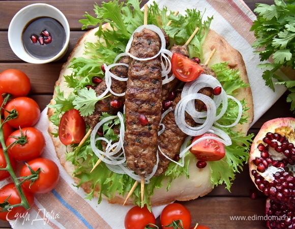 Люля-кебаб на гриль-сковороде Люля-кебаб на гриль-сковороде