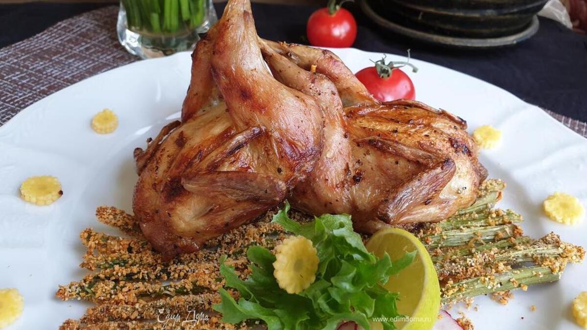 Перепелки во фритюре