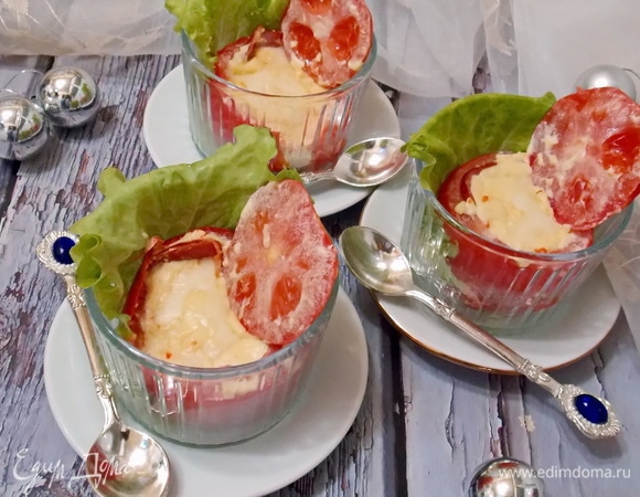 Помидоры, запеченные с сыром