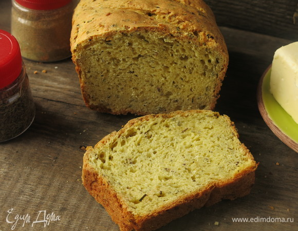 Кукурузный хлеб с травами