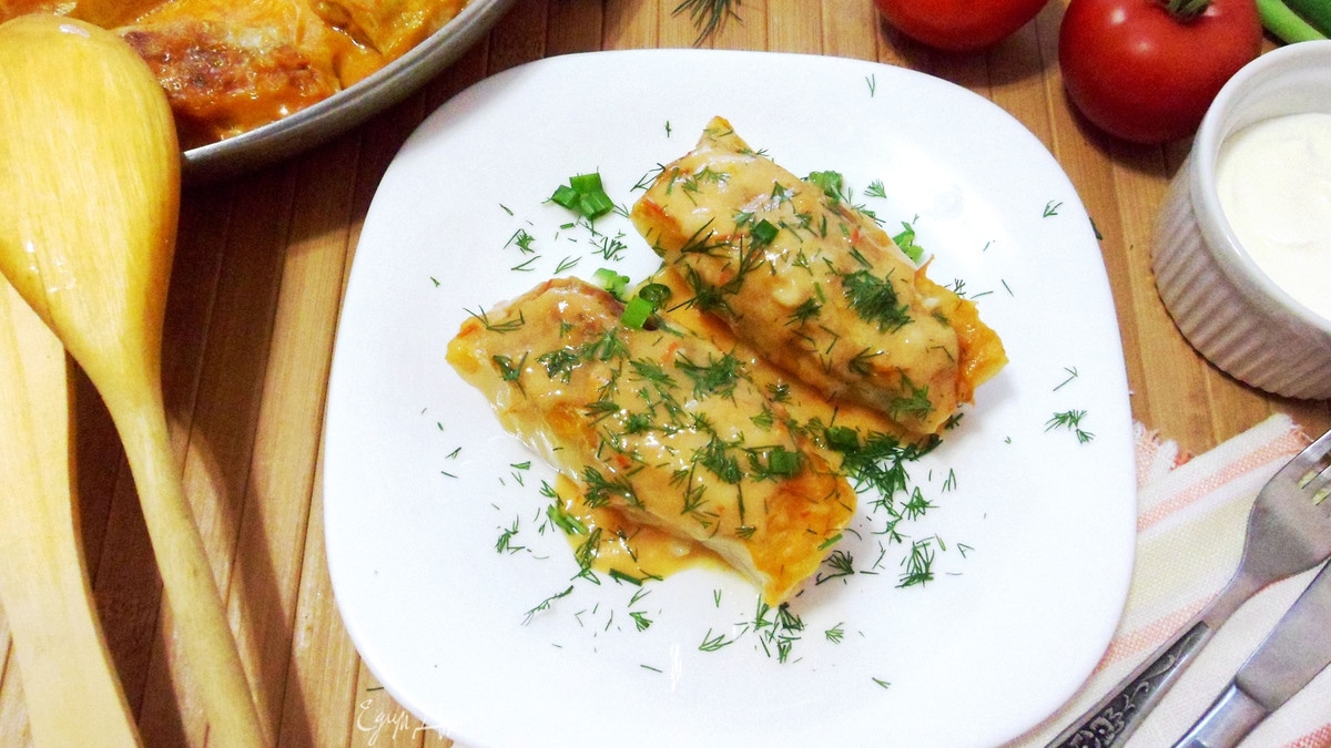 Голубцы, запеченные в духовке