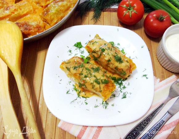 Голубцы, запеченные в духовке Голубцы, запеченные в духовке