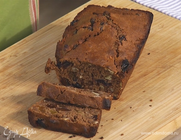 Сладкий хлеб с орехами и изюмом Сладкий хлеб с орехами и изюмом