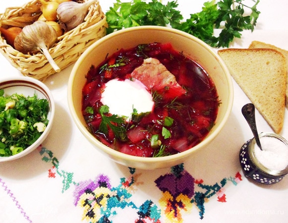 Диетический борщ без зажарки Диетический борщ без зажарки