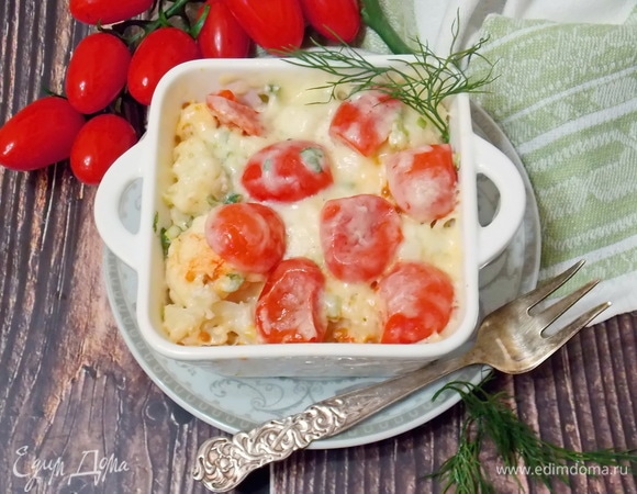 Цветная капуста с рыбой «Минутная»