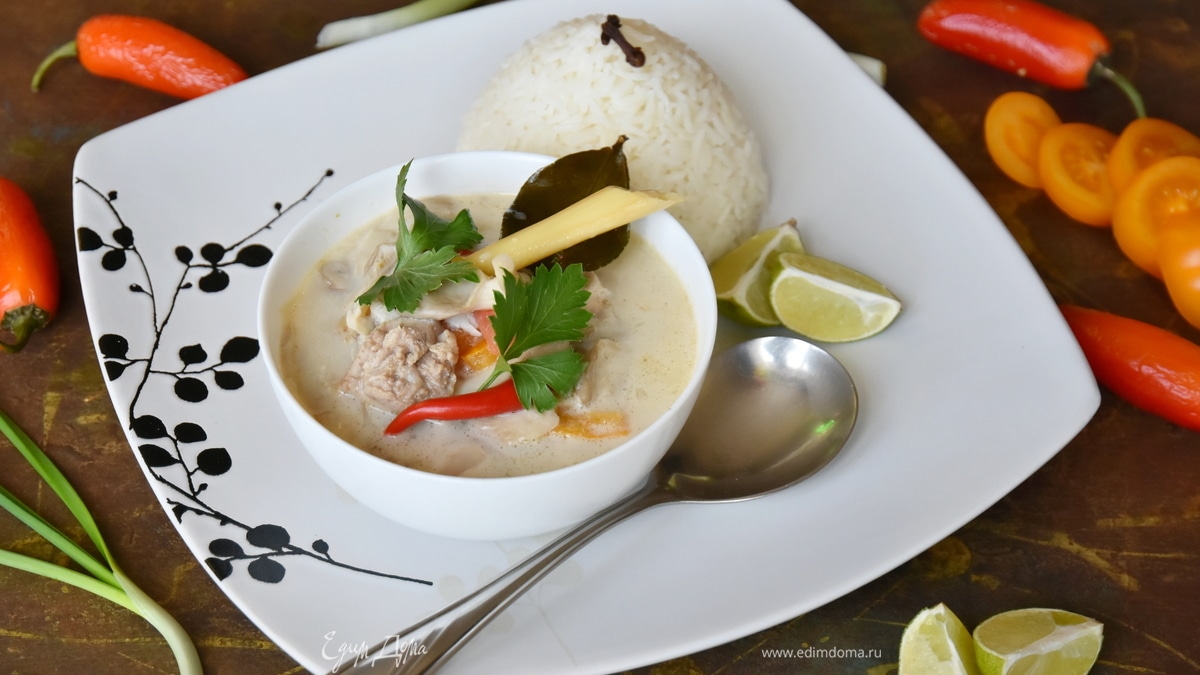 Тайский суп «Том Кха»