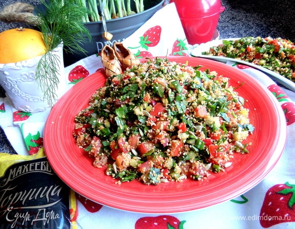 Табуле с кускусом и горчицей