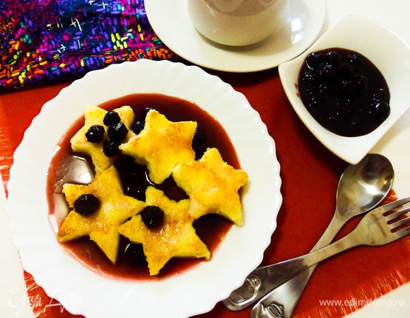 Жареные звездочки из манной каши Жареные звездочки из манной каши