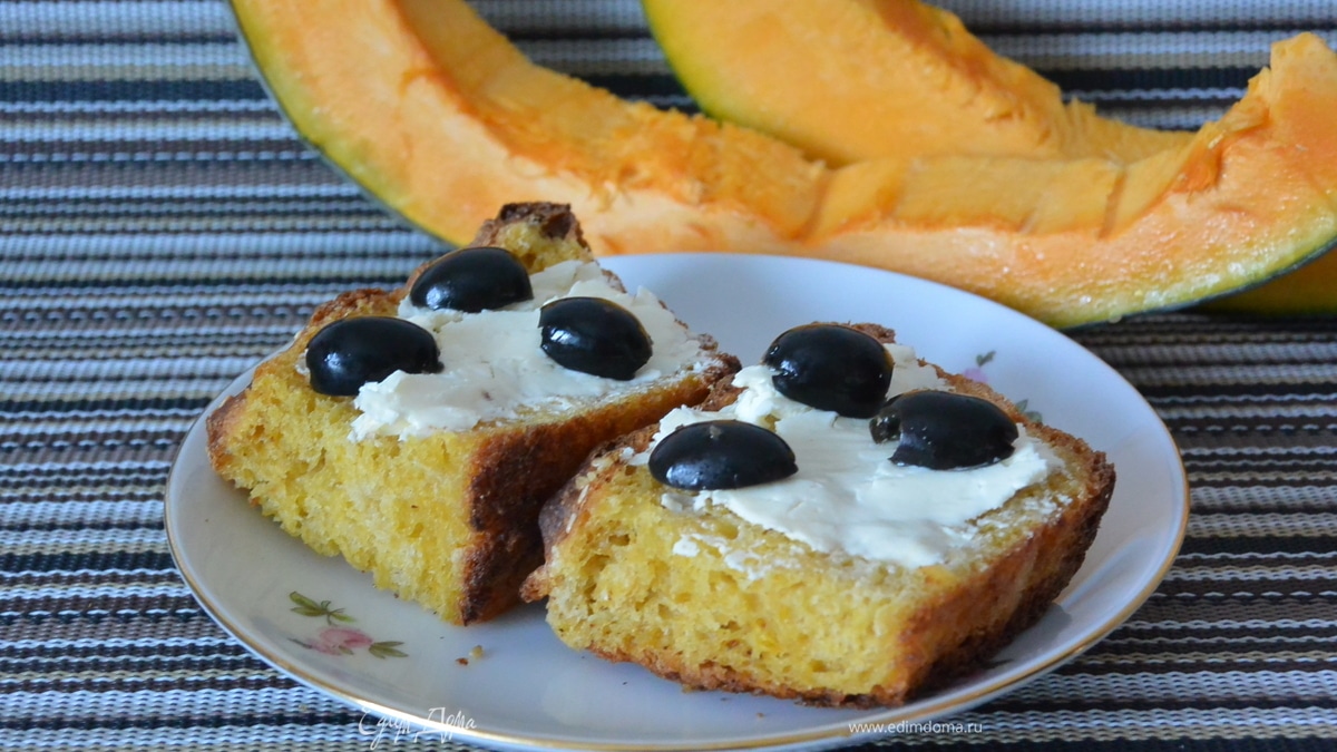 Тыквенный хлеб с кунжутом